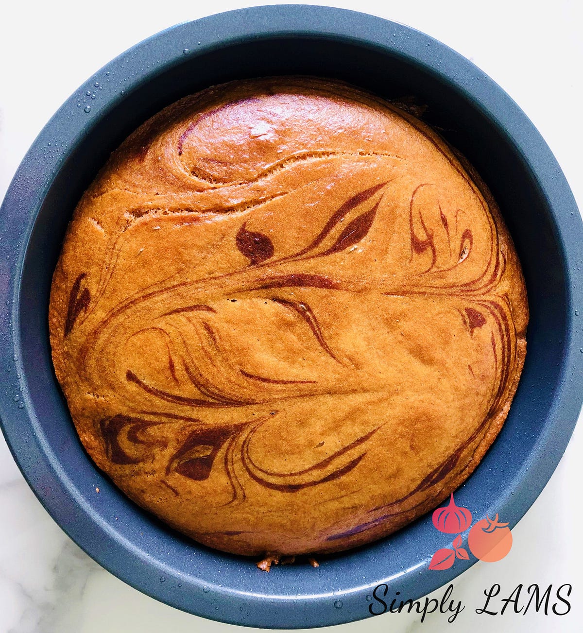 Marble Yogurt Cake. Call it Zebra Yogurt Cake too, and yes… by Anju