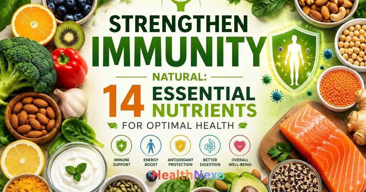 Strengthen Immunity Naturally: 14 Essential Nutrients for Optimal Health