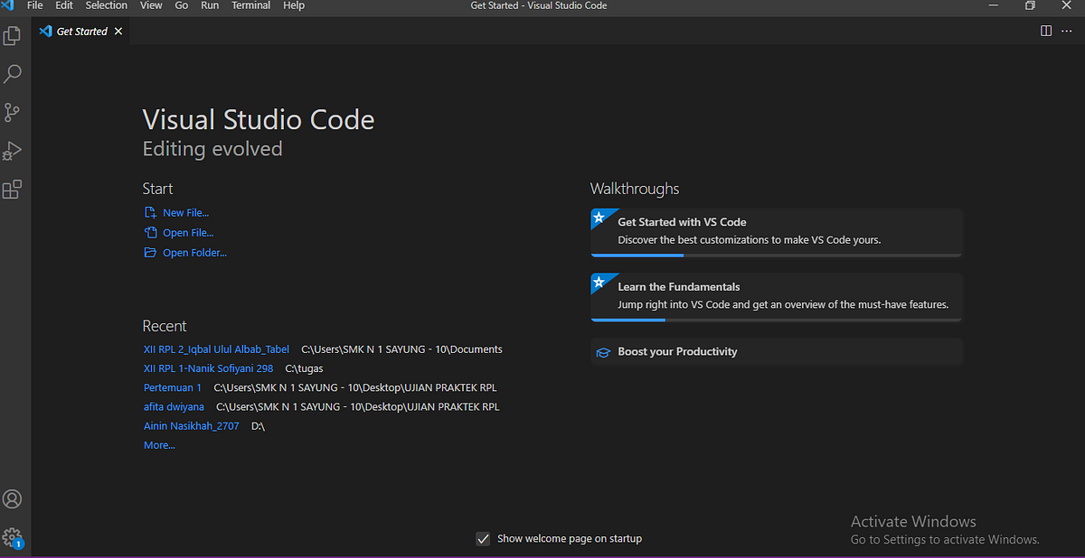 Cara Membut Tabel Sederhana Dengan HTML Di Visual Studio Code ...