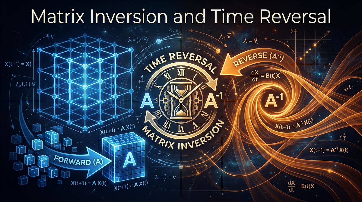Matrix Inversion and Time Reversal: A Tale of Two Dynamical Systems ...