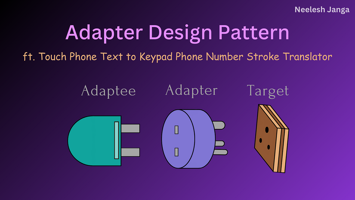 Adapter Design Pattern in Java | by Neelesh Janga | Medium