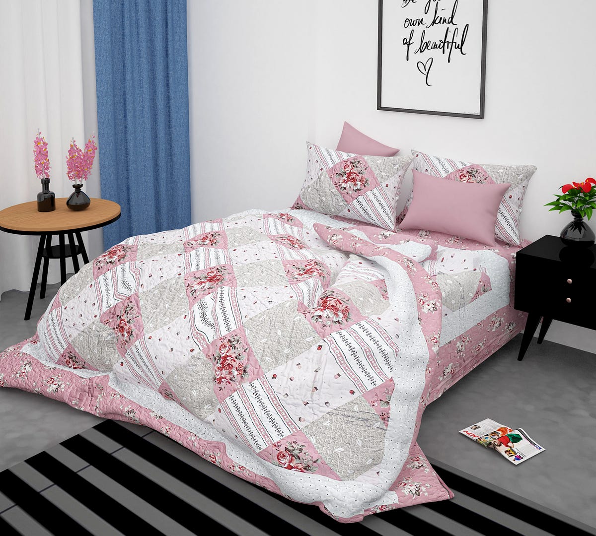 Buy Bedspreads Online in India Style Bells Medium