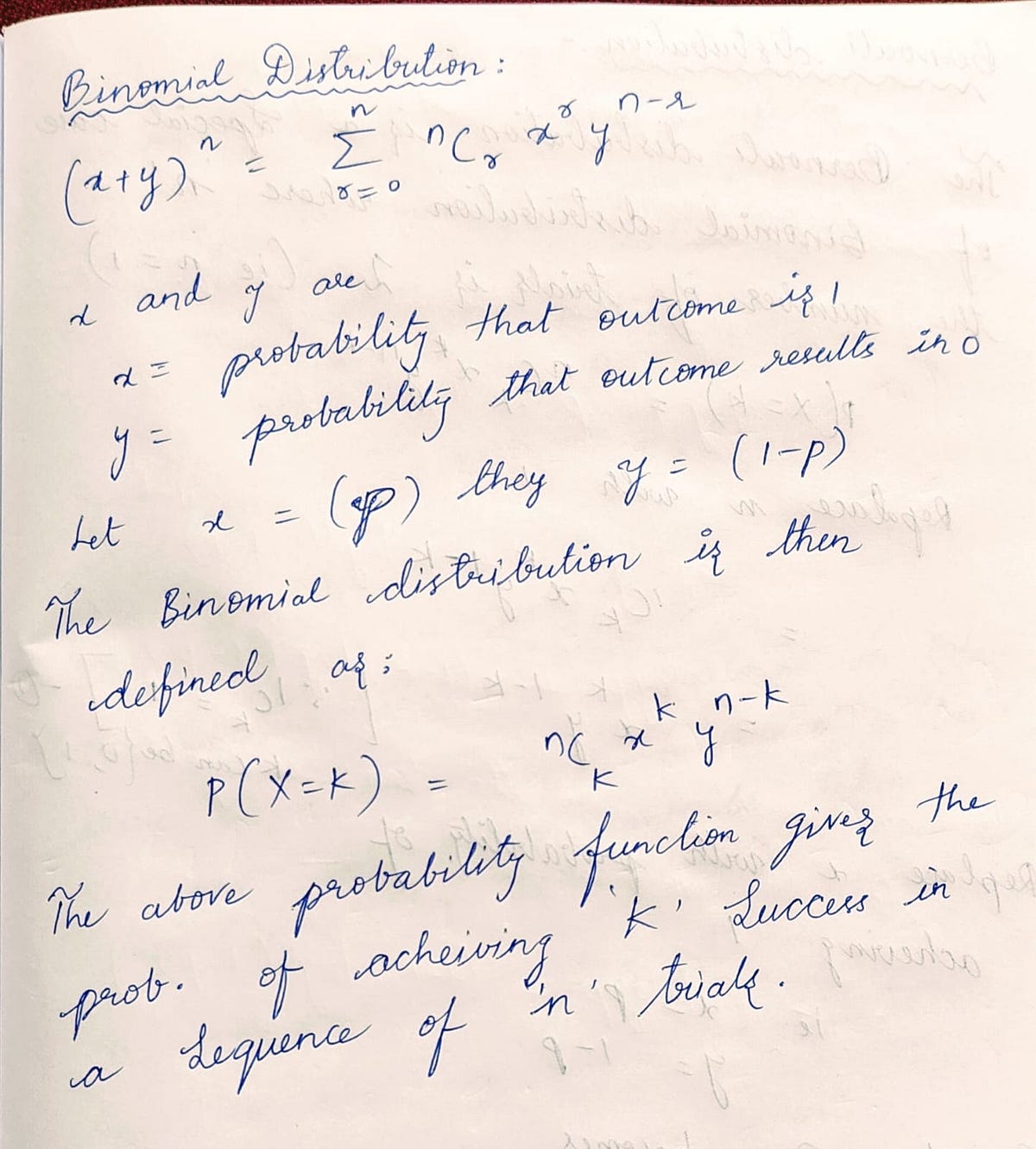 Binary Cross entropy loss, derivation from Binomial Distribution and ...