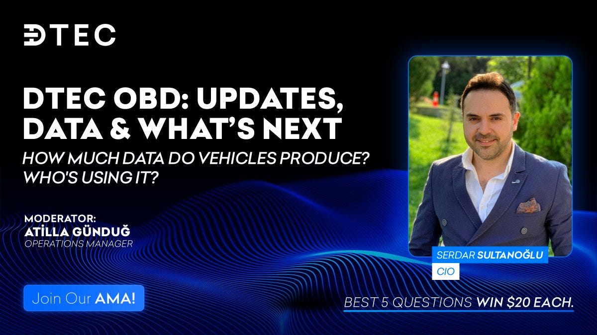 Dtec X Spaces Özeti: OBD Gelişmeleri, DePIN Devrimi ve Mobilite Yapay Zekasının Geleceği