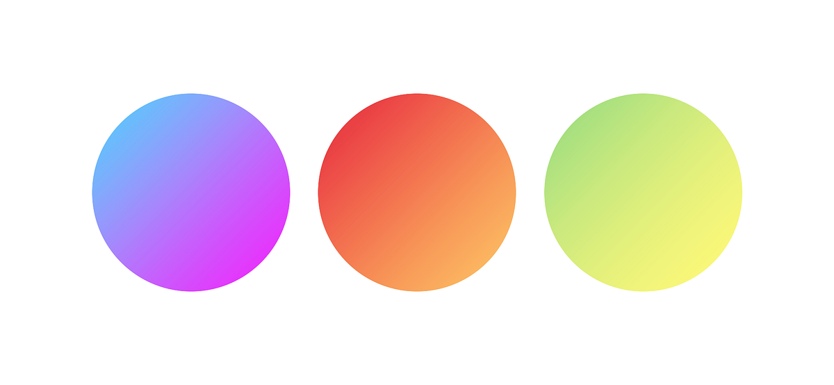 Are Gradients The New Colors?. Colors are one of the most important