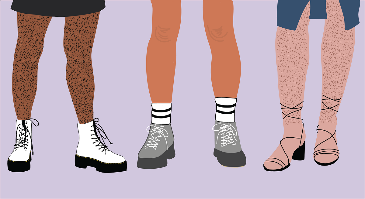 Female Body Hair Stigma. Exposing my truth about body hair. by Ffion