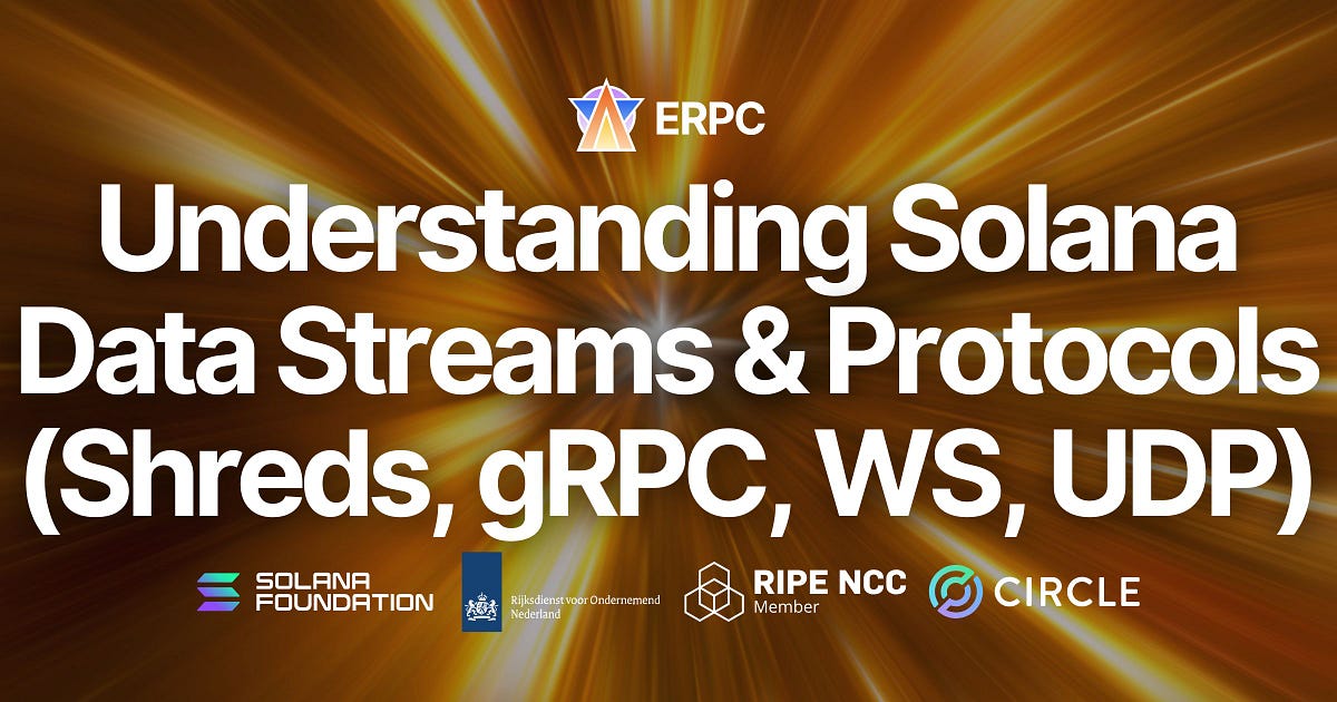 Understanding Solana Data Streams and Protocols (Shreds, gRPC, WS