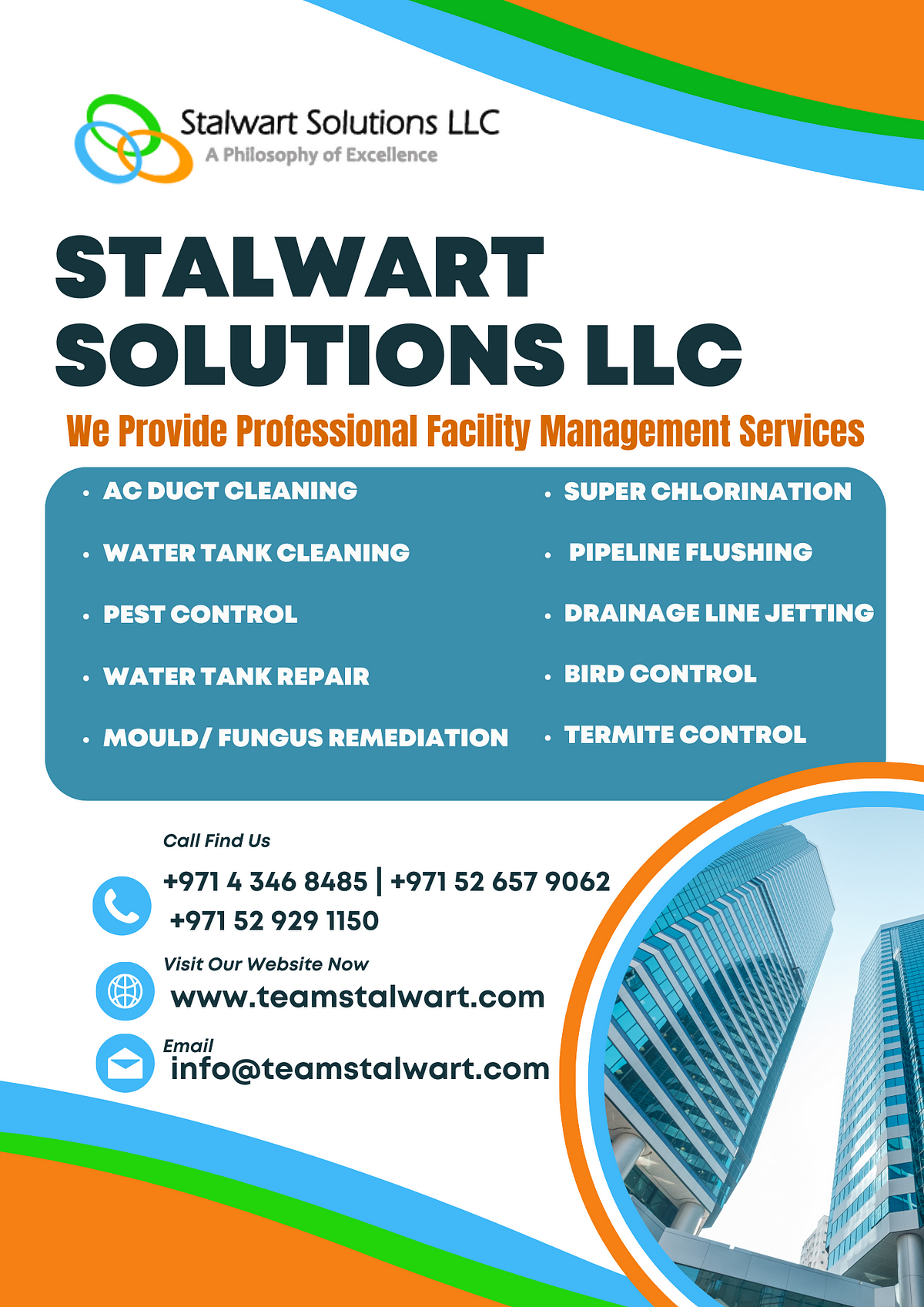 “Team Stalwart, Dubai’s Leading Facility Management Service Where