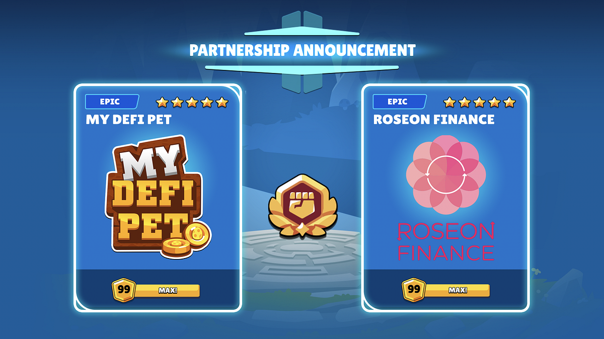 MY DEFI PET X Roseon Finance. My DeFi Pet is excited to onboard a… by