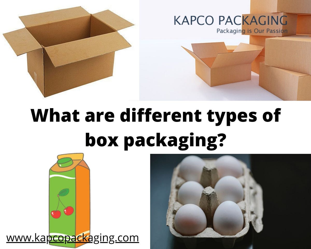 What are different types of box packaging? by Kapco Packaging Medium