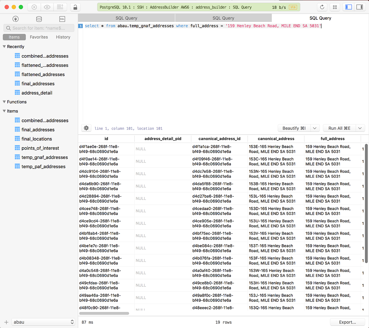 Recommendation for TablePlus. We’ve been using TablePlus as a general ...