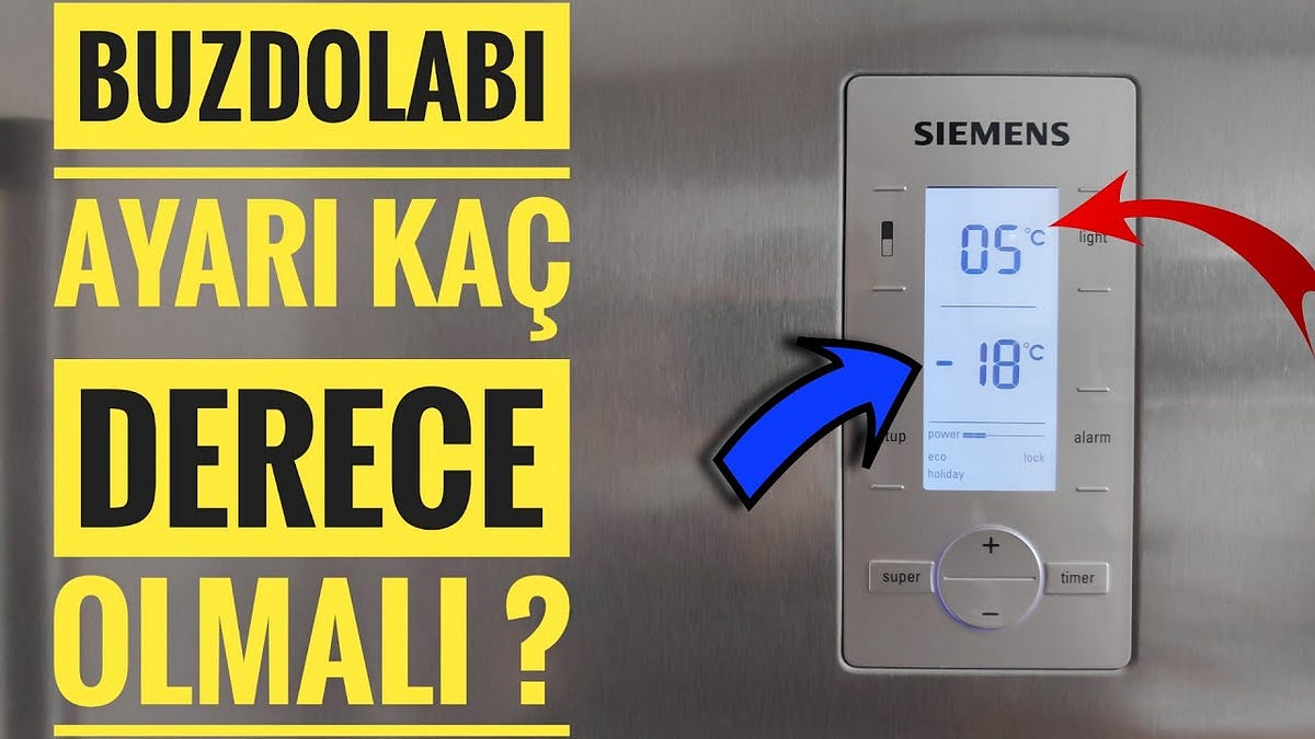 Buzdolabı Ayarı Kaçta Olmalı?. Buzdolabı, günlük yaşamımızda… | by Aslı  Batanoğlu | Medium