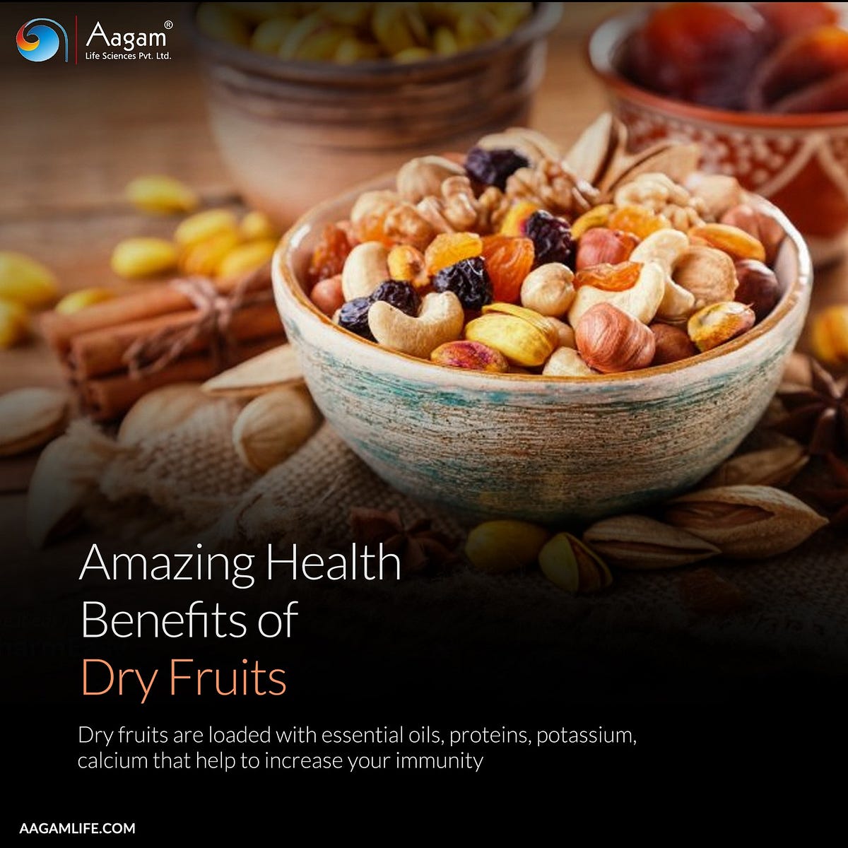 Top 7 benefits of adding Dried Fruit to your daily routine by Aagam Life Sciences Medium