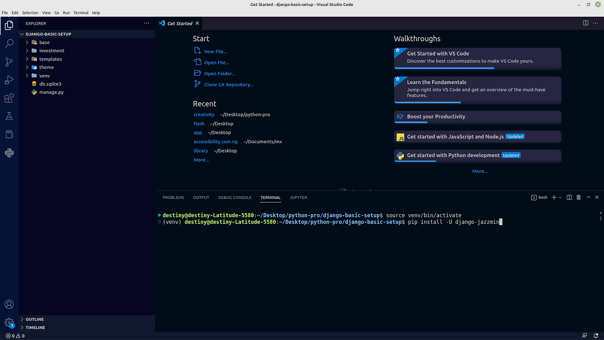 Beautify Django Admin Interface - Ishmael Destiny Onwe - Medium