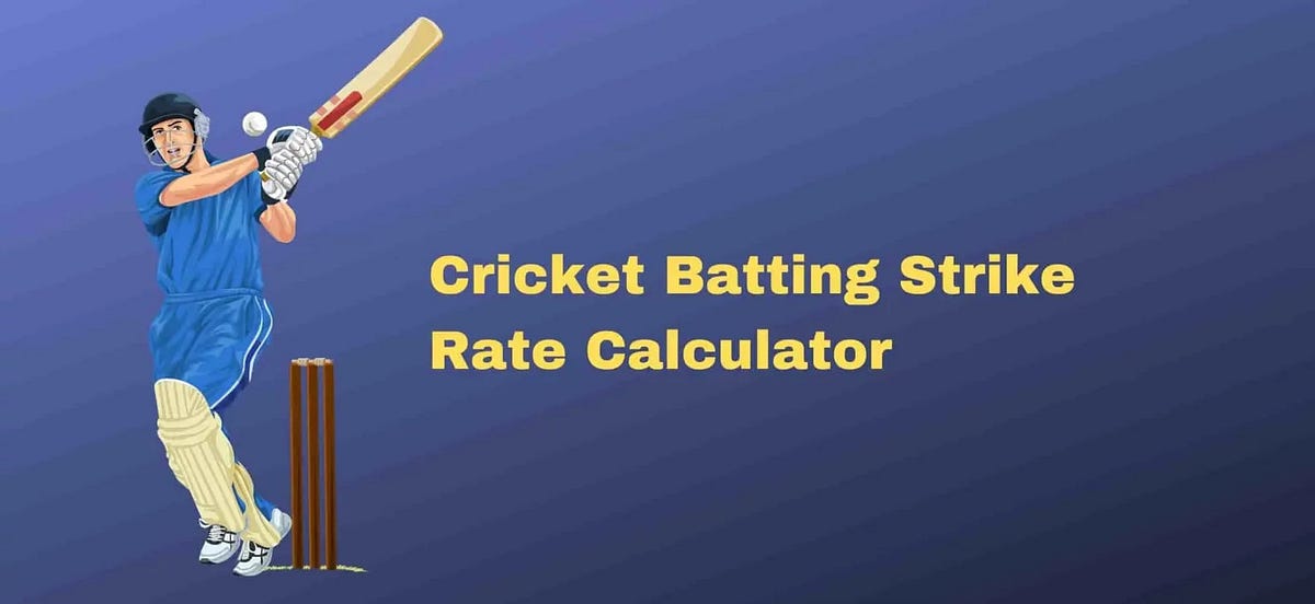 Cricket Batting Strike Rate Calculator — PJLT20 Areeshabatool Medium