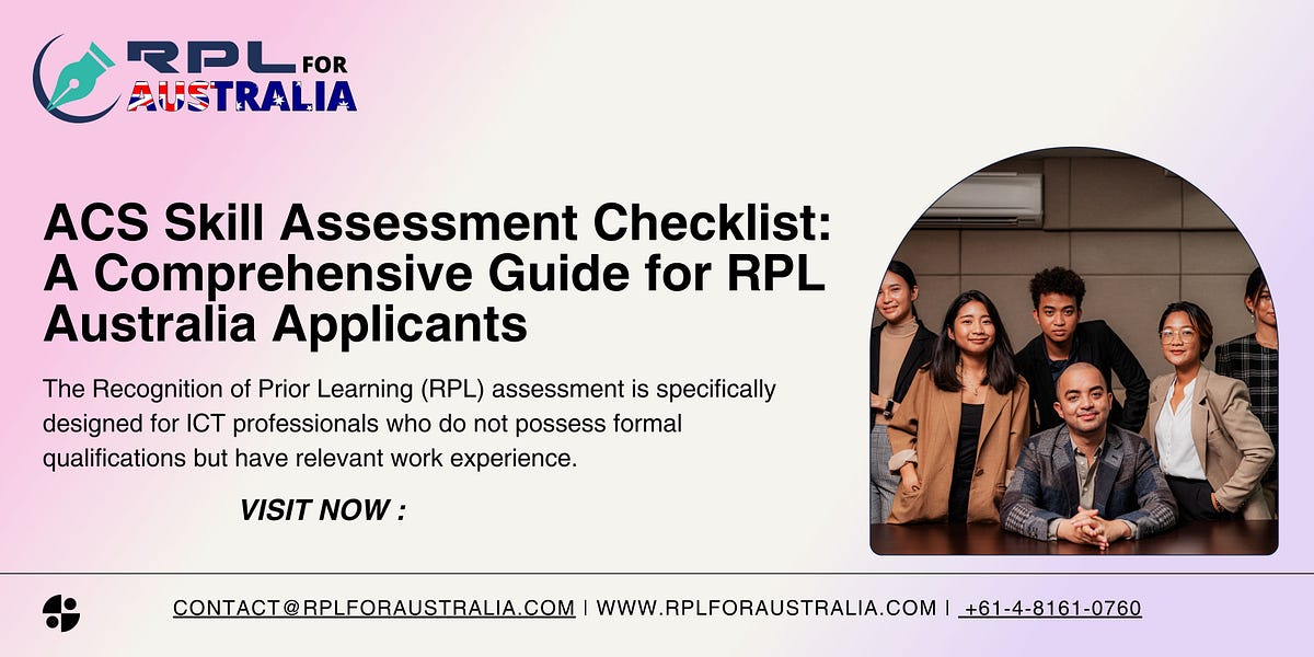 ACS Skill Assessment Checklist A Comprehensive Guide for RPL Australia