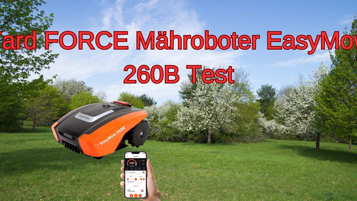 Yard FORCE Mähroboter EasyMow 260B Test Medium
