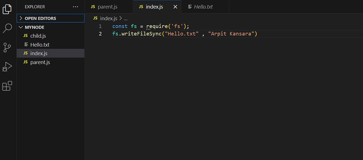 Core Module in node Js - Arpit Kansara - Medium