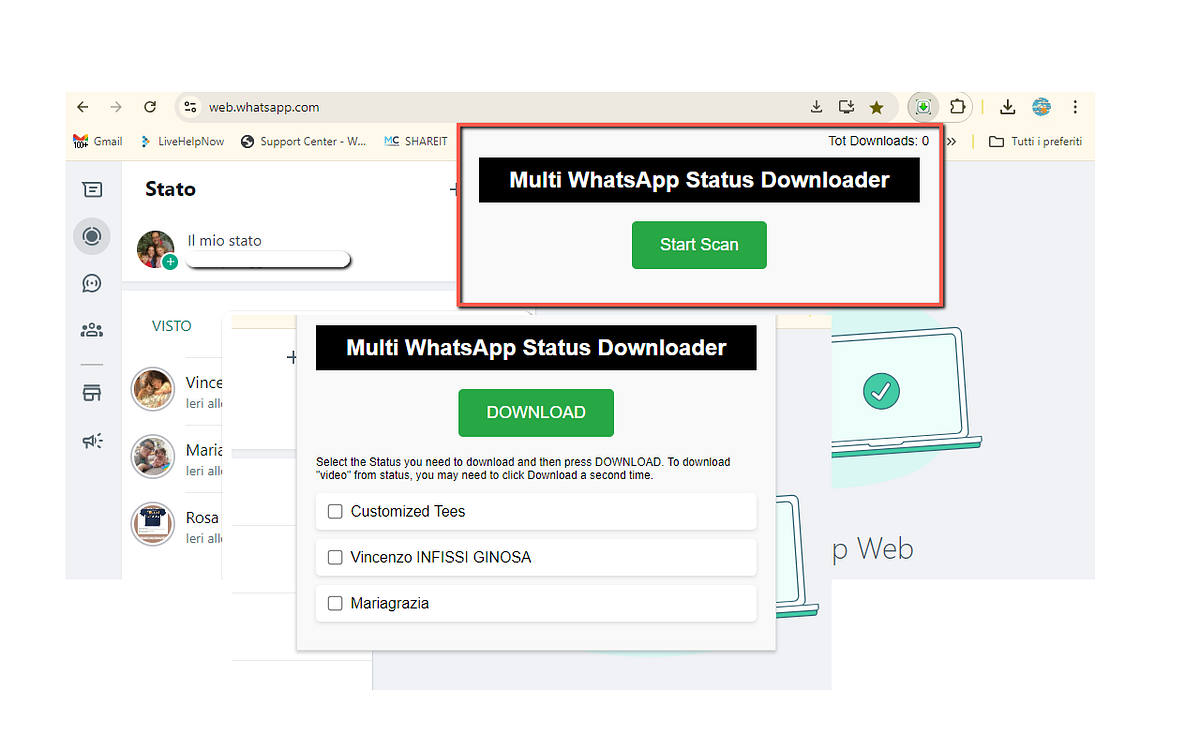 How to download all WhatsApp status (even without viewing) by