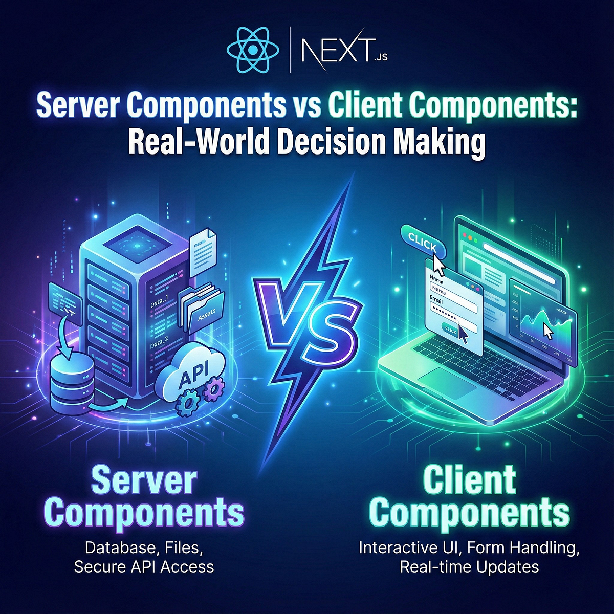Server Components vs Client Components: Real-World Decision Making | by ...