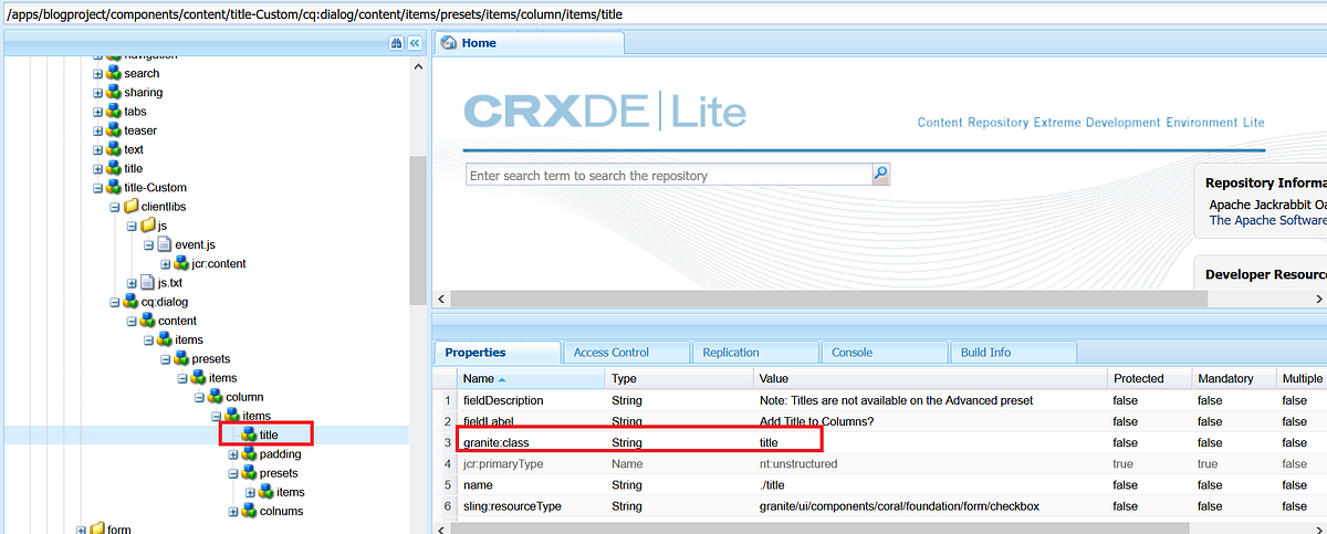 How to handle the coral ui 3 select dropdown change event in touch ui 