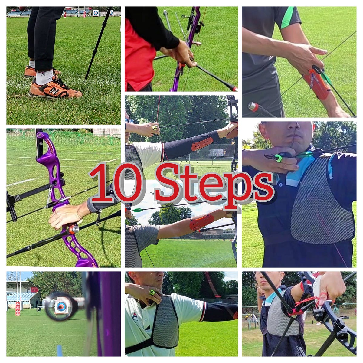 Archery Shot Cycle / Routine. 10 steps, or more? by Calvin Lee