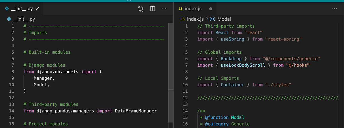 10 habits I borrowed from python that I use in React (Part I) | by ...