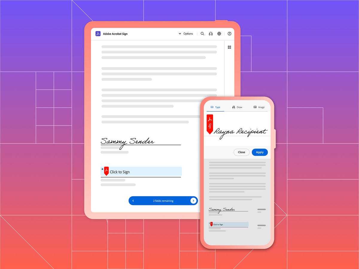 Behind the design: Adobe Acrobat Sign’s new recipient experience | by ...