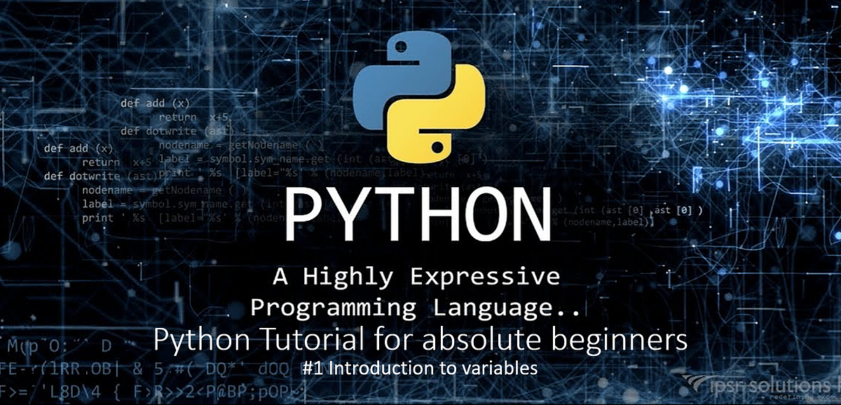 Python Tutorial for absolute beginners #1 | by Code Blogging | Medium