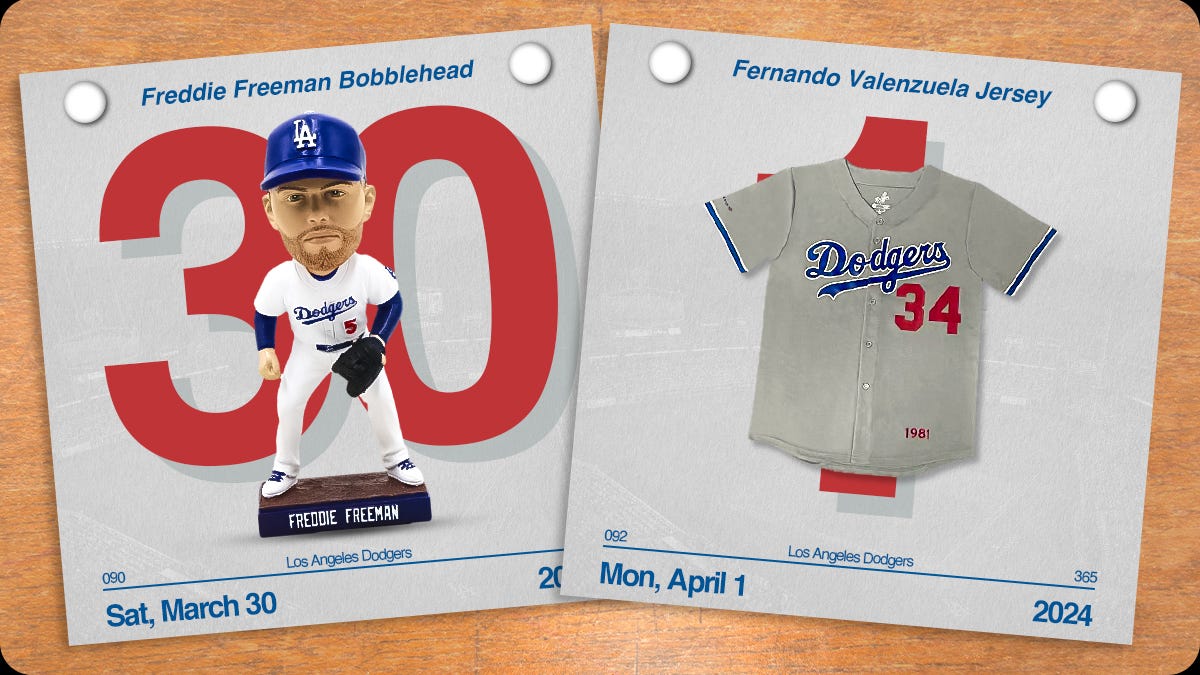 Dodgers 2025 Promotional Calendar Melinda S Crouch