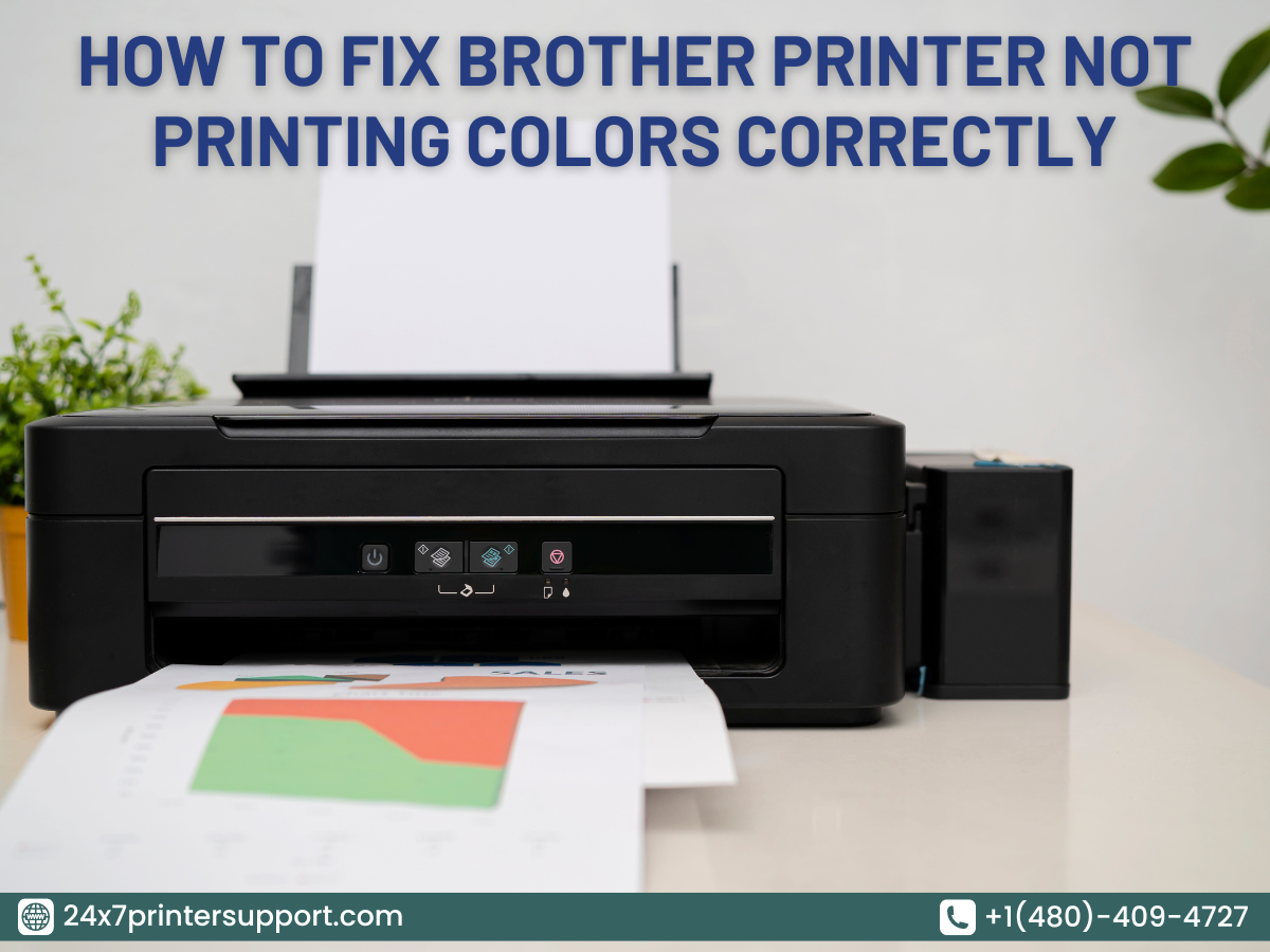 How to Fix Brother Printer Not Printing Colors Correctly by 24x7