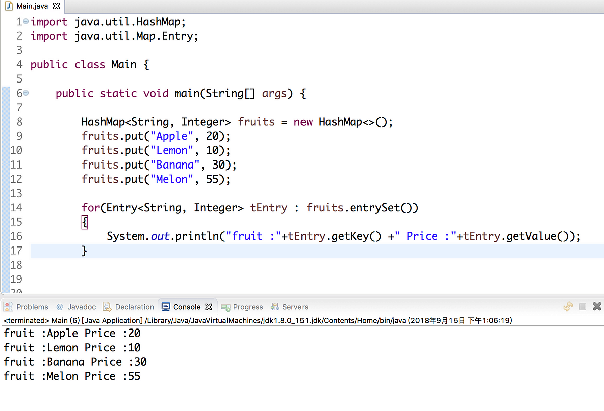 [Java]Print HashMap K&V. print HasMap | by LiHan | Medium