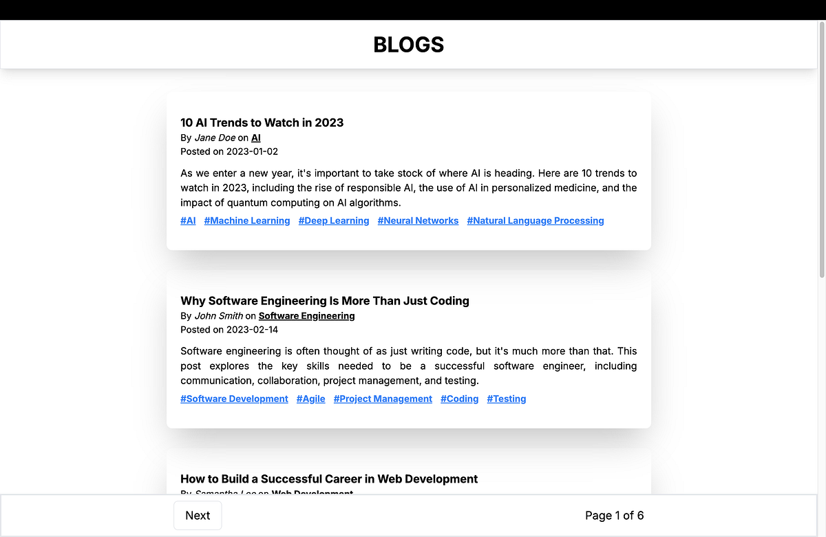 Building a Blog Application with React “Context API” 😎 | by ...