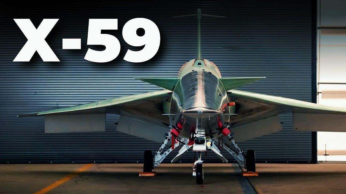 NASA’s X59 Aircraft Fly Faster Than The Speed Of Sound by Tech