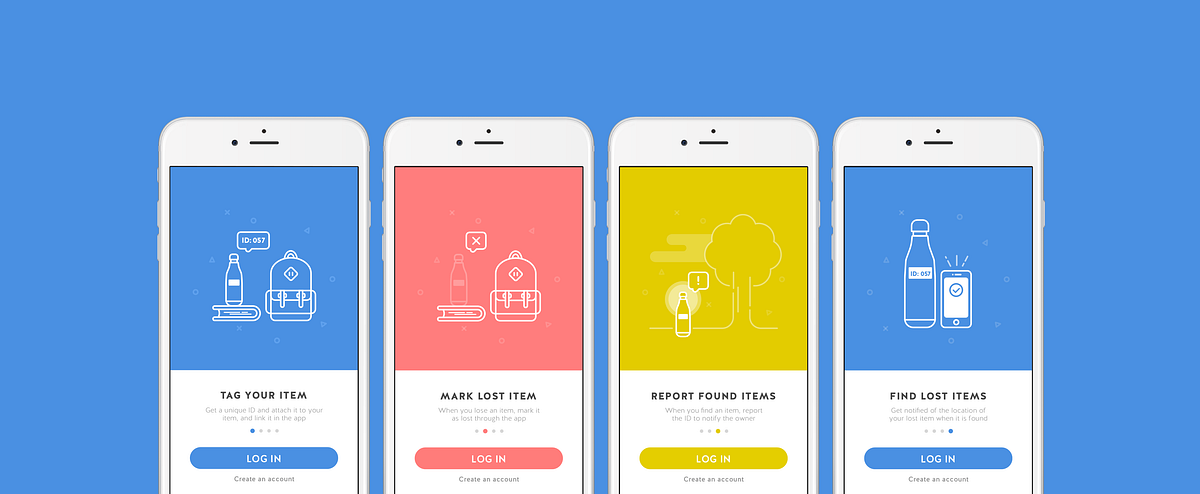 Find It: Finding your lost stuff. UX/UI Design — Mobile | by Eun (Susan ...