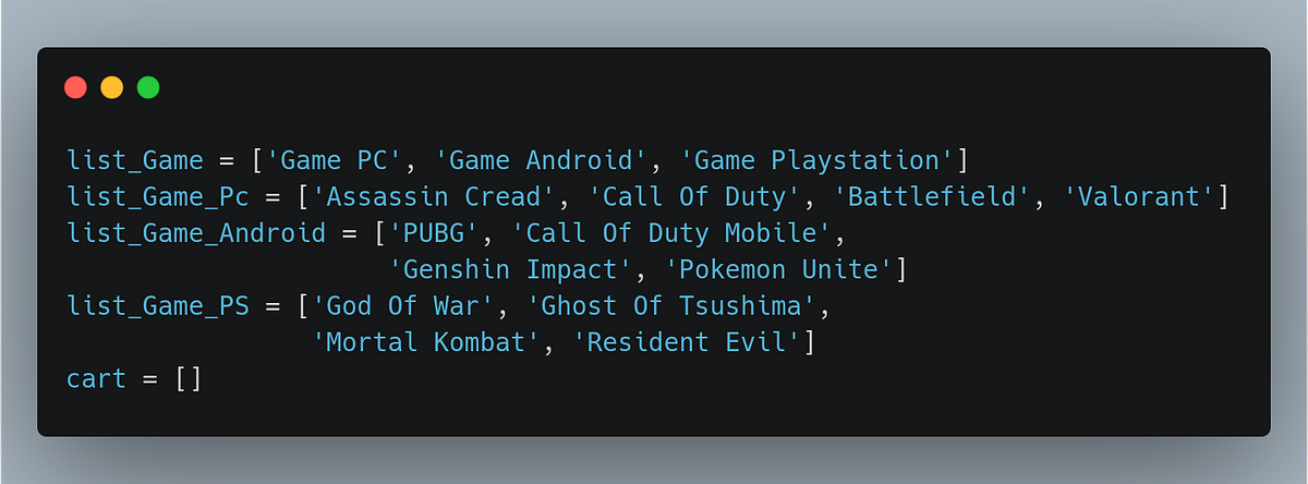Aplikasi Kasir sederhana Python. halo semuanya, disini kita akan ...