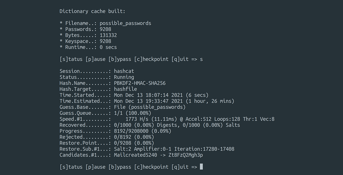 Using Hashcat to Crack User Passwords Stored by Keycloak by Cyrill Bolliger Dec, 2021