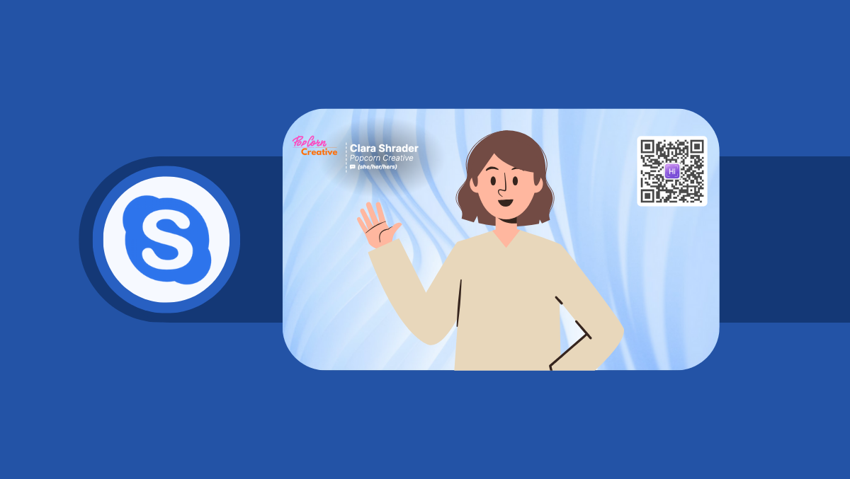 How To Use a Virtual Background With Skype HiHello