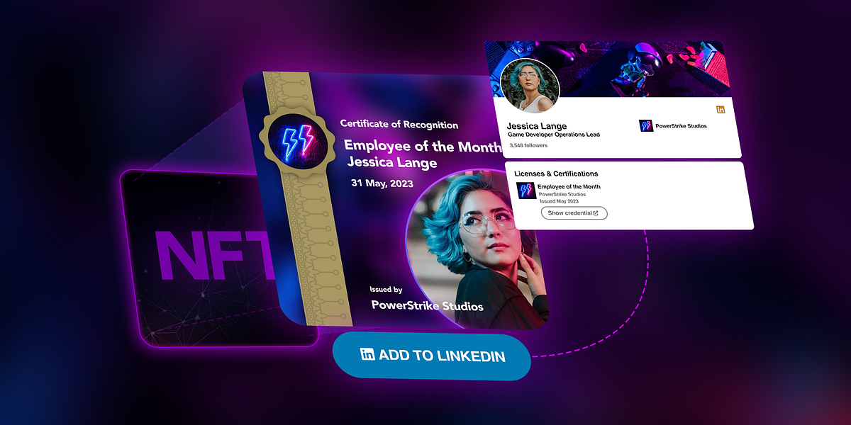 How to create an NFT Certificate and post it to Linkedin by NFT Kred How to create an NFT Certificate and post it to Linkedin by NFT Kred