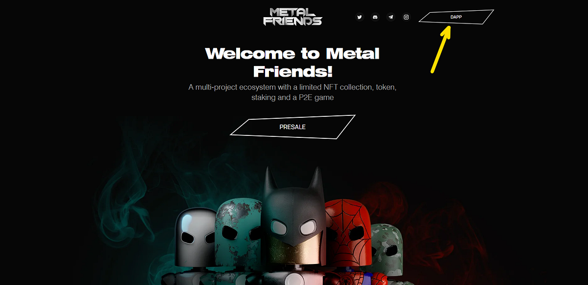 How to use DAPP. Hi, you’re with the Metal Friends team… | by Metal ...