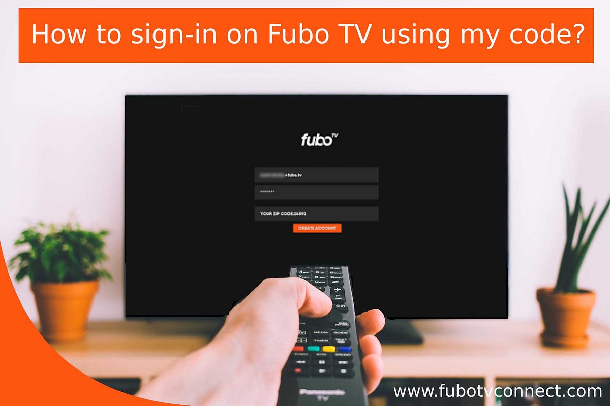 How to signin on Fubo TV using my code? 1 8884068616 by FuboTV