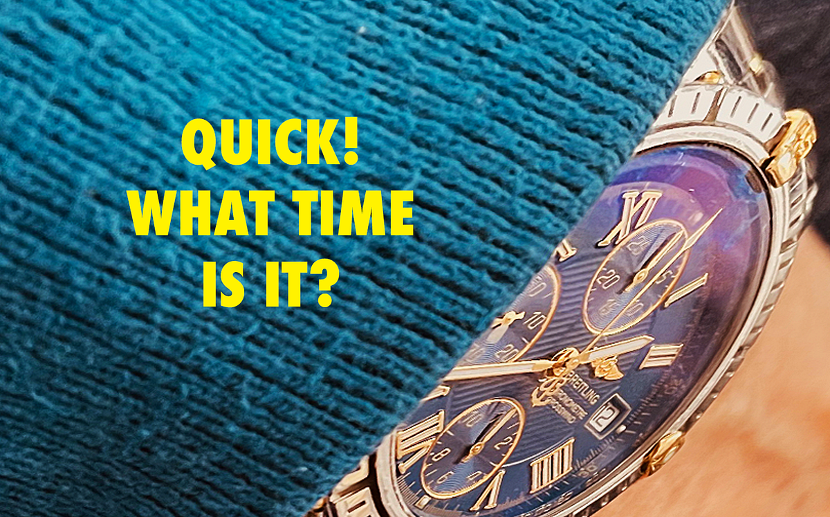 Why I Love Analog Watches. I can be halfasleep, give it a glance… by