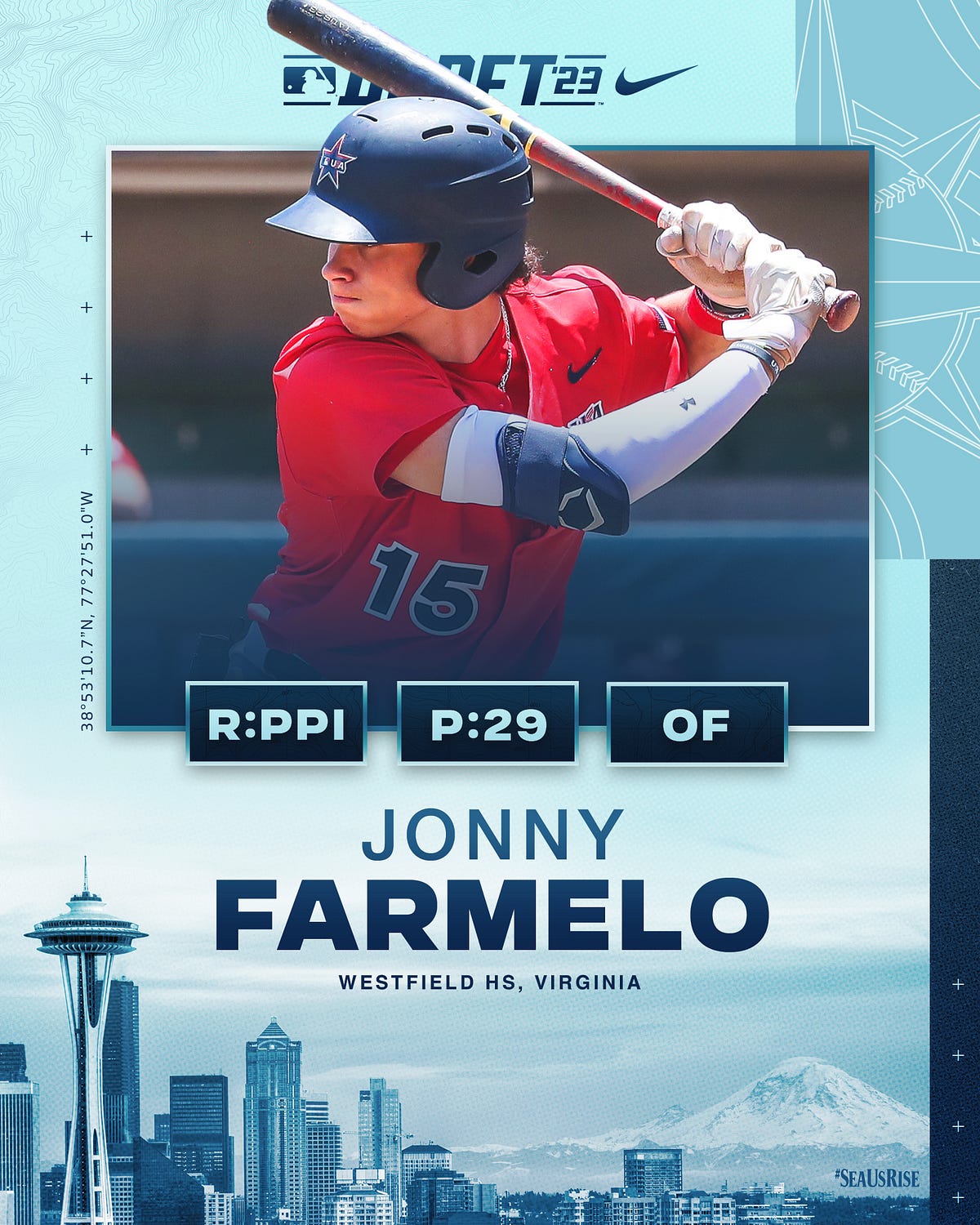 Mariners Select OF Jonny Farmelo 29th Overall in the 2023 MLB Draft by Mariners PR From the Corner of Edgar and Dave image
