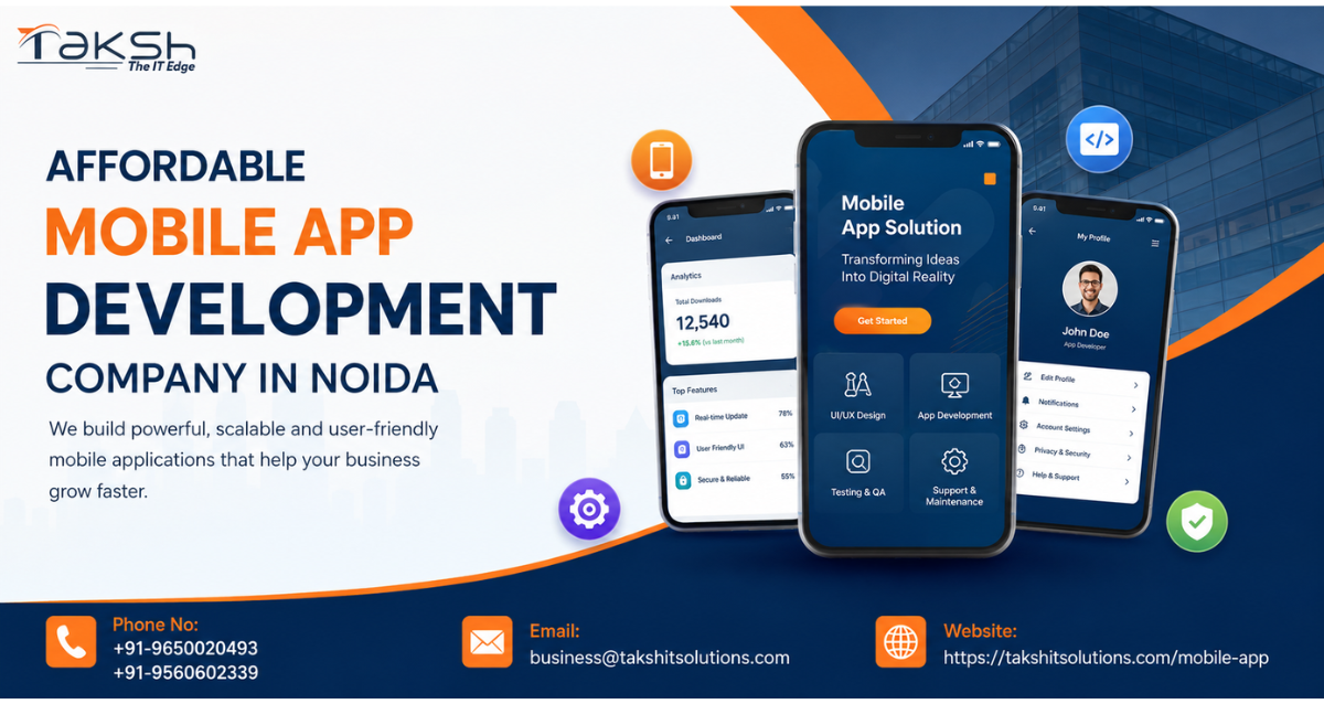 Affordable Mobile App Development in Noida: Build Apps That Actually Grow Your Business