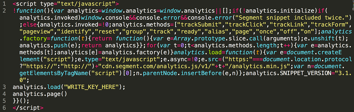 How to Install Segment’s JavaScript Snippet into a React Web App | by ...