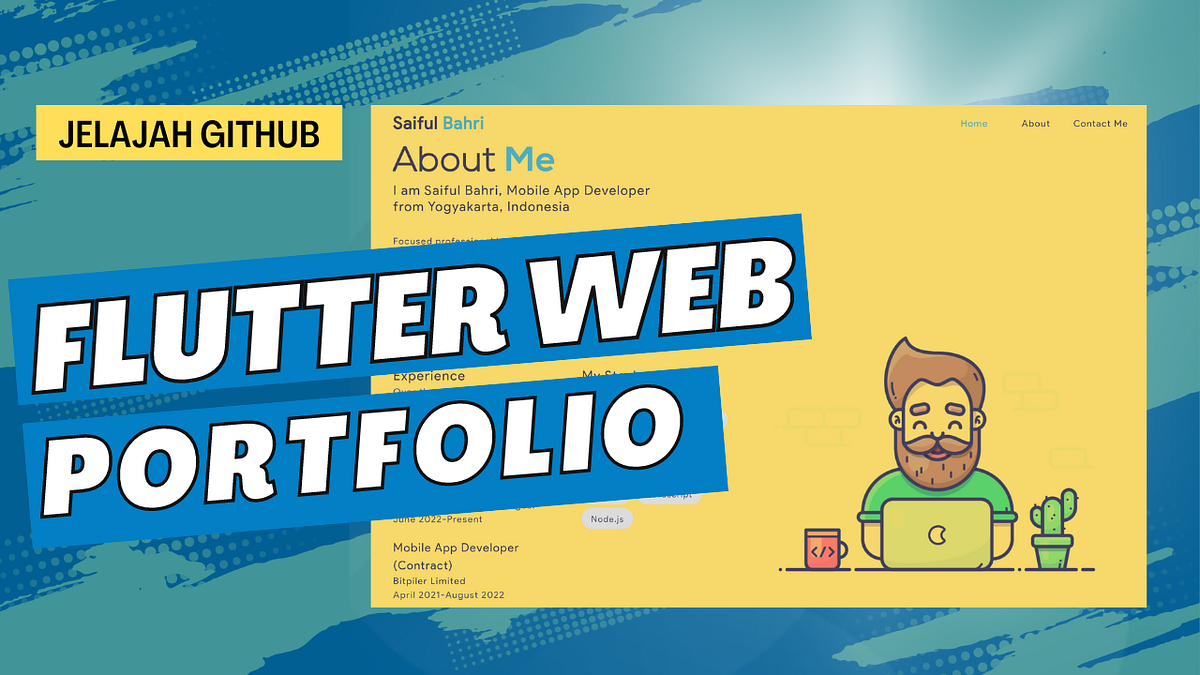 Flutter Web Portfolio - Code with Bahri - Medium