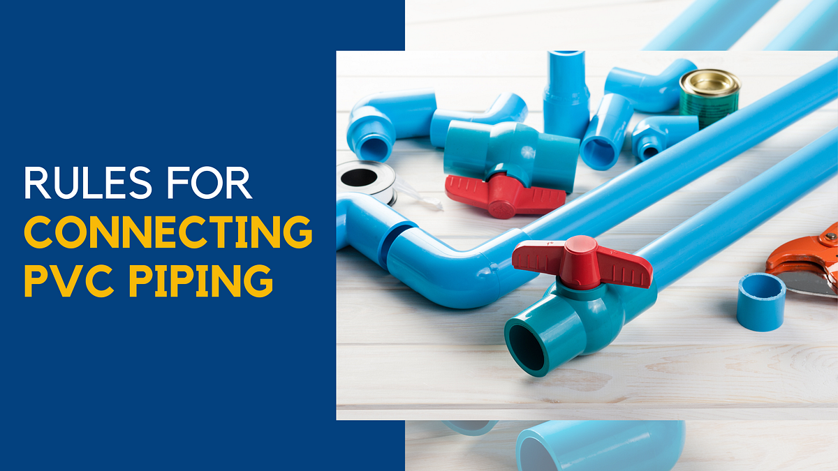 How Can PVC Piping Be Connected?. PVC pipes, using the proper pipe