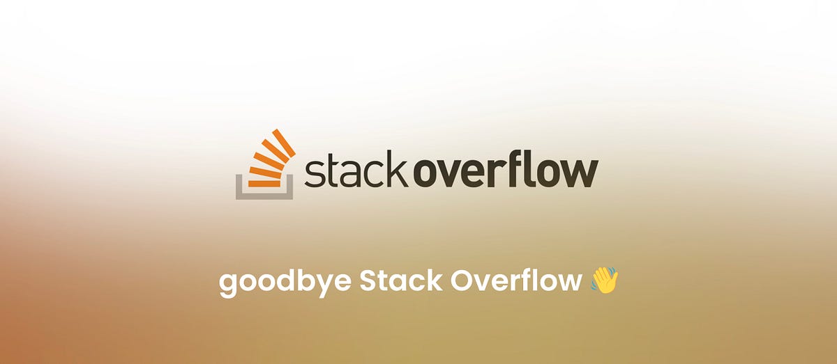 Can we say “goodbye Stack Overflow”? | by Mohammed Kareem | Medium
