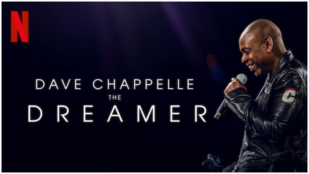 Dave Chappelle The Dreamer (2023) — OK Comedy With an Uplifting Theme