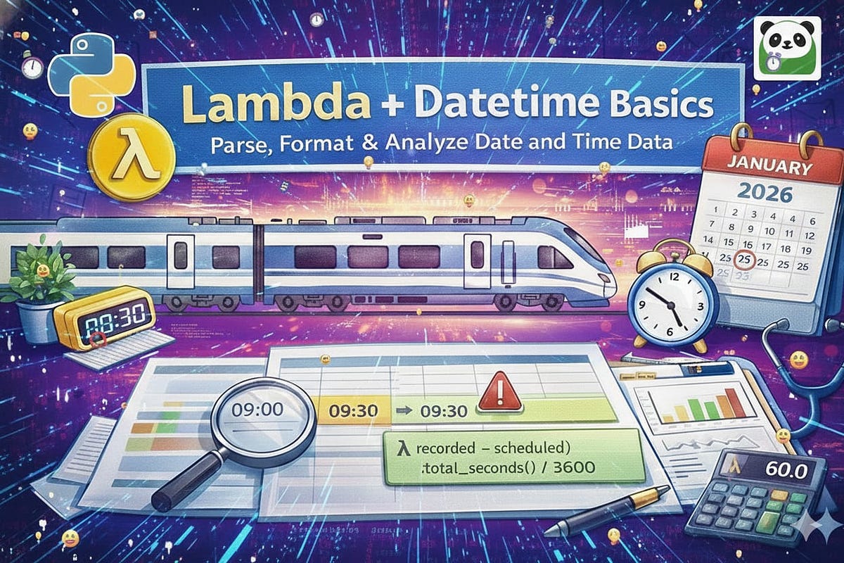 Lambda + Datetime Basics: Parse, Calculate & Analyze Time Data in ...